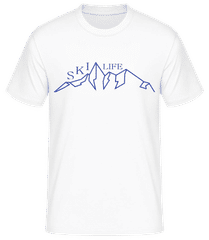 Ski Life Mountains · Männer Basic T-Shirt