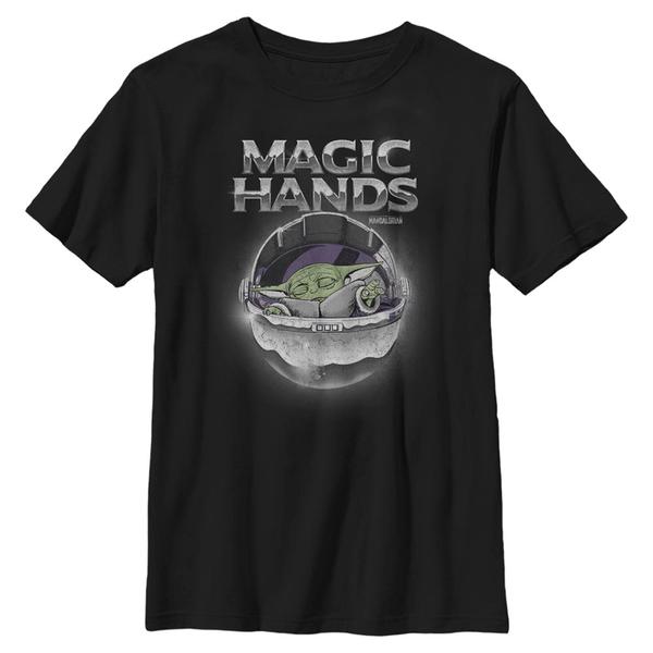 Aperçu: Star Wars - The Mandalorian - The Child Magic Chrome - Enfant T-shirt - Noir - Devant