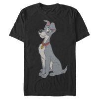 Disney Classics - La Belle et le Clochard - Tramp Vintage - Homme T-shirt - Noir - Devant