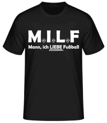 Mann Ich Liebe Fußball · Männer Basic T-Shirt