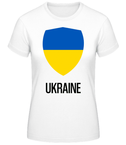 Aperçu: Ukraine - T-shirt standard Femme - Blanc - Devant