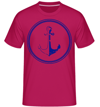Anchor Symbol -  T-Shirt Shirtinator homme - Magenta - Devant