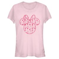 Disney - Mickey Mouse - Minnie Mouse Hearts Fill - Women's T-Shirt - Pink - Front
