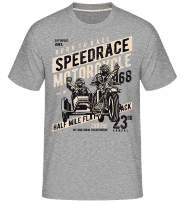 Speedrace -  Shirtinator Men's T-Shirt - Heather grey - Front