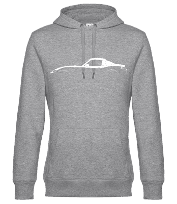'Mazda MX-5 Miata RF ND' Silhouette - Sweat à capuche standard homme - Gris chiné - Devant