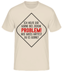 Welches Problem Darf Es Sein? · Männer Basic T-Shirt