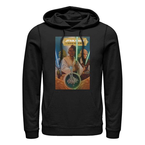 Aperçu: Star Wars - High Republic - Skupina Hero Cover - Unisex Sweat à capuche - Noir - Devant