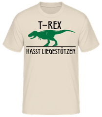T-Rex Hasst Liegestütze · Männer Basic T-Shirt