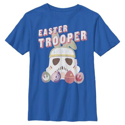 Star Wars - Trooper Rosemaling - Easter - Kids T-Shirt - Royal blue - Front