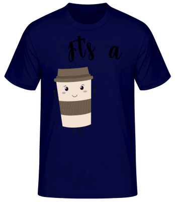 It Is A Match - T-shirt standard Homme - Bleu marine - Devant