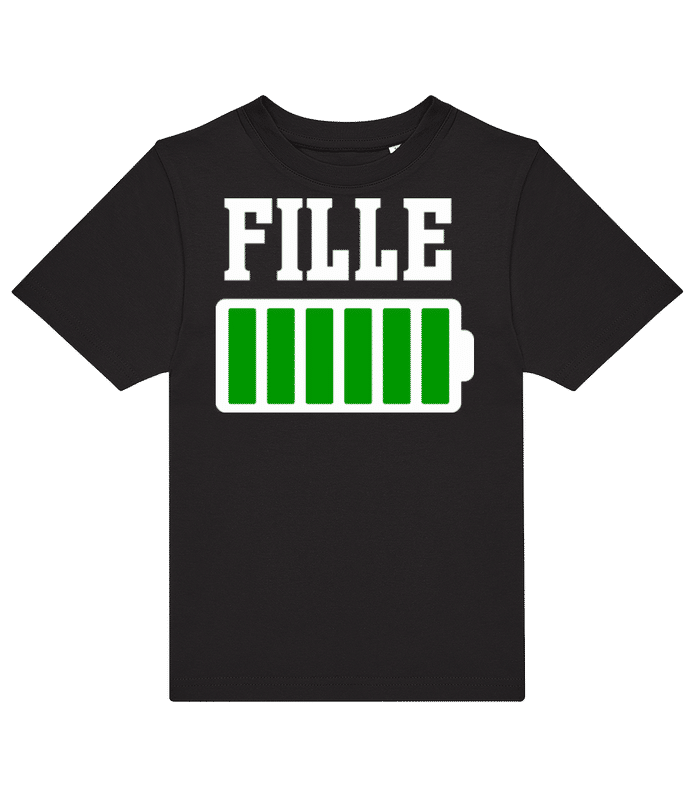 Aperçu: Fille - T-shirt hommes B&C - Noir - Devant