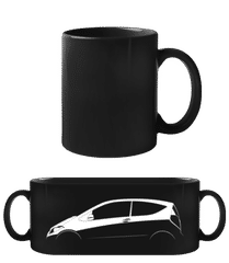 'Mercedes-Benz A-Class W169' Silhouette · Schwarze Tasse