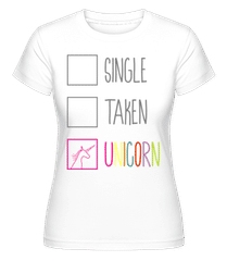 Single Taken Unicorn ·  T-shirt Shirtinator femme
