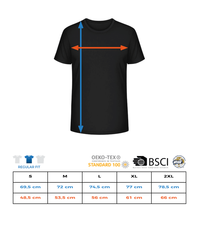 Vista previa: Star Wars - Darth Vader & Stormtroopers Pop Troops - Hombres Camiseta - tabla de medidas