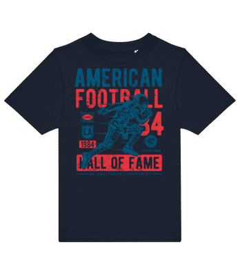 American Football Vintage - T-shirt enfants B&C - Bleu marine - Devant