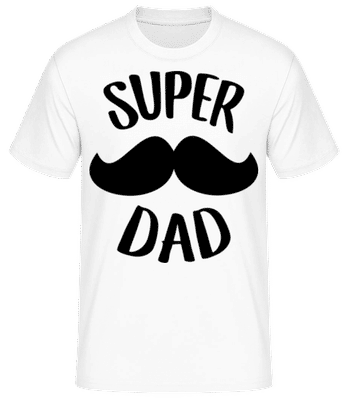 Super Dad - Pánske basic tričko - Biela - Predné