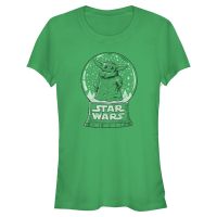 Star Wars - Mandalorian - The Child Shake It Up - Vánoce - Dámské Tričko - Irish green - Napřed