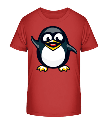 Penguin Kids - Kinder Bio T-Shirt Stanley Stella 2.0 - Rot - Vorne