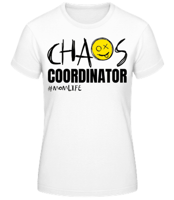 Chaos Coordinator Momlife - Dámske basic tričko - Biela - Predné