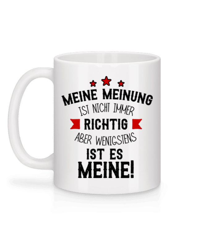 Vorschau: Ich Habe Recht - Tasse - Weiß - Hinten