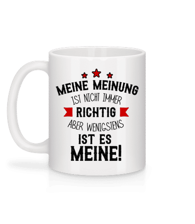 Ich Habe Recht - Tasse - Weiß - Hinten