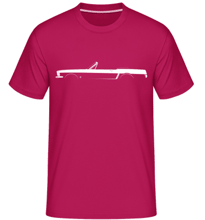 'Mustang Convertible 1964' Silhouette -  Shirtinator Men's T-Shirt - Magenta - Front