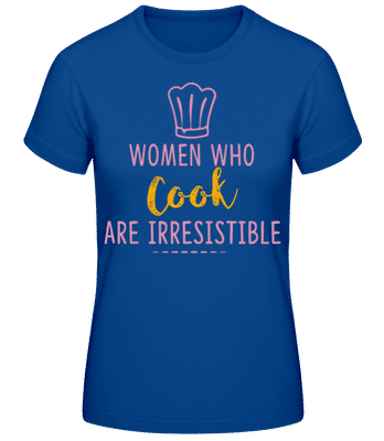Women Who Cook - Women's Basic T-Shirt - Royal blue - Front