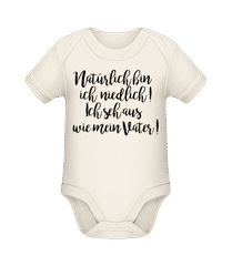 Natürlich Bin Ich Niedlich · Baby Bio Strampler