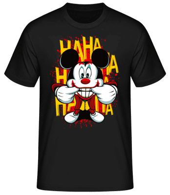 Funny Man - Men's Basic T-Shirt - Black - Front