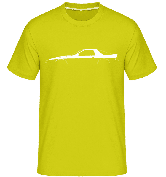 Preview: 'Mazda RX-7 FC' Silhouette - Shirtinator Men's T-Shirt - Lime - Front