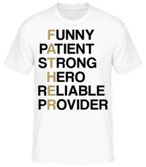 FATHER - Definition Black Brown · Camiseta básica para hombre