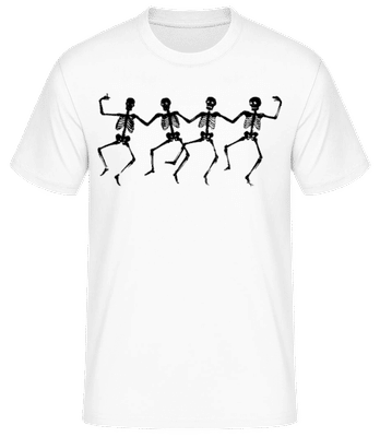Squelettes Dancant - T-shirt standard Homme - Blanc - Devant