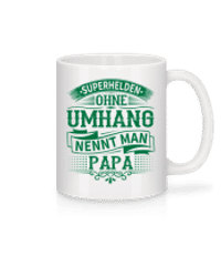 Superhelden Nennt Man Papa - Tasse - Weiß - Vorne