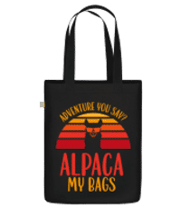 Alpaca Adventure You Say - Organická taška - Černá - Napřed