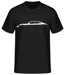 'Porsche Taycan Turbo S' Silhouette · Men's Basic T-Shirt