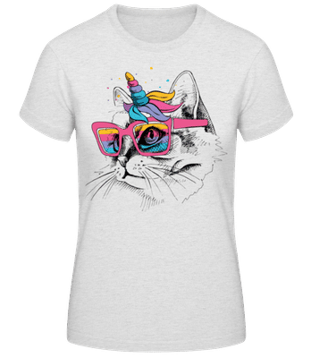 Fete De La Licorne - T-shirt standard Femme - Gris chiné - Devant