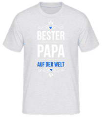 Bester Papa Der Welt Siegel · Männer Basic T-Shirt