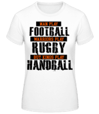 Kings Play Handball - T-shirt femme B&C - Blanc - Devant