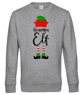 Grandpa Elf Shoes - Men's standard sweatshirt - Heather grey - Front