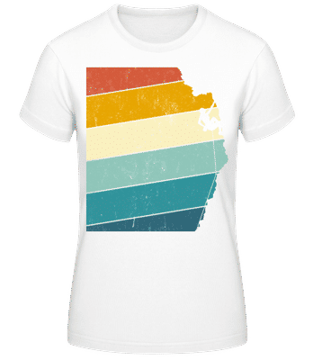 Grimpeur Rétro Femme - T-shirt standard Femme - Blanc - Devant