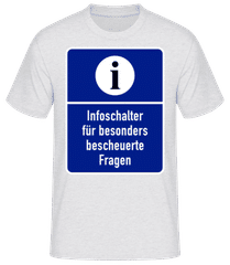 Infoschalter Für Bescheuerte Fragen · Männer T-Shirt B&C