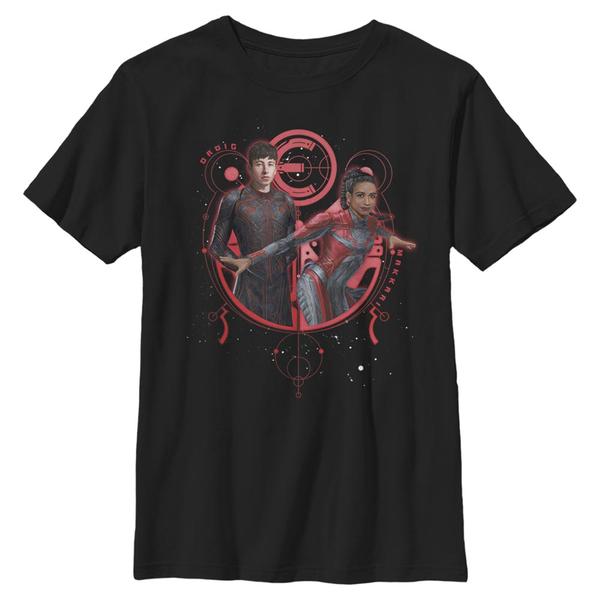Aperçu: Marvel - Eternals - Duo Druig And Makkari - Enfant T-shirt - Noir - Devant