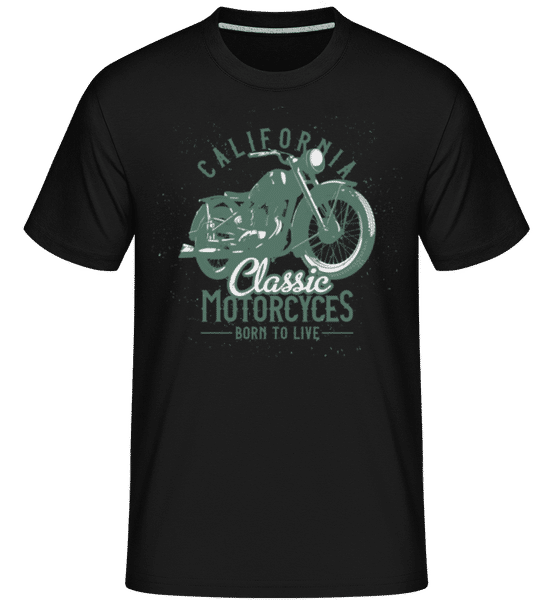 Aperçu: California Classic Motorcycles -  T-Shirt Shirtinator homme - Noir - Devant