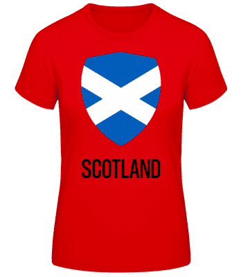 Scotland - T-shirt standard Femme - Rouge - Devant