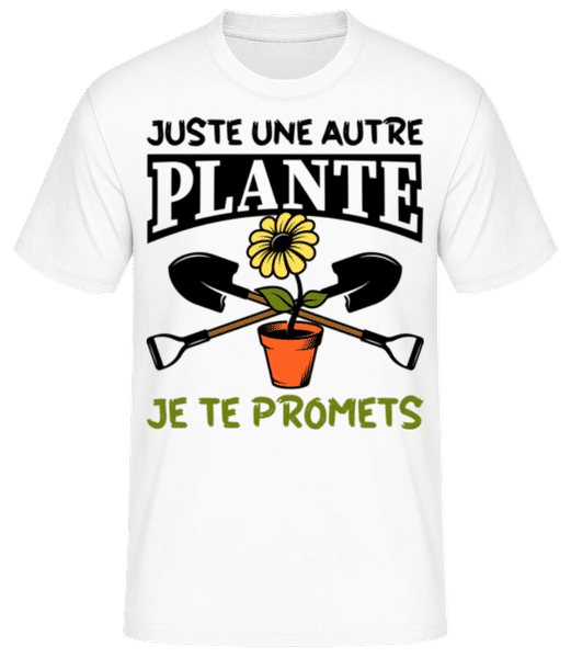 Aperçu: Juste Une Autre Plante - T-shirt standard Homme - Blanc - Devant
