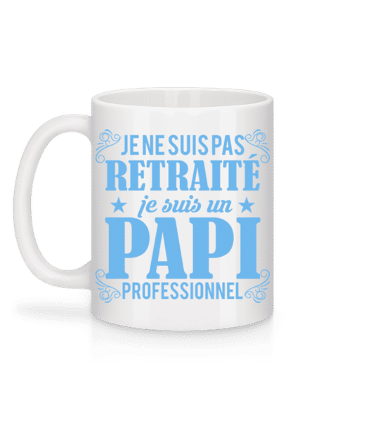 Aperçu: Je Ne Suis Pas Retraité - Mug en céramique blanc - Blanc - Derrière