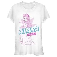 Disney - Šípková Růženka - Aurora Pop - Dámské Tričko - Bílá - Napřed
