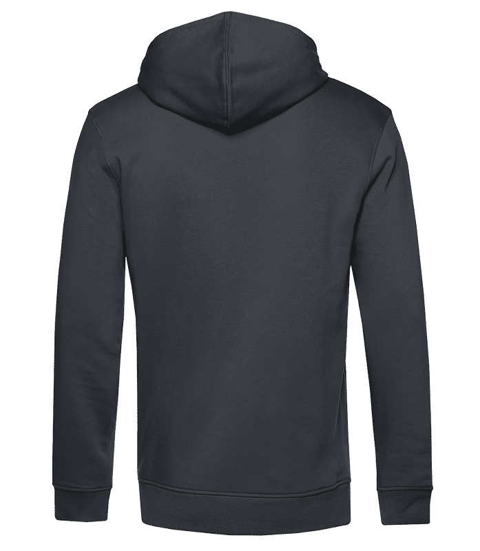 Aperçu: 'Zündapp RS 50 Super' Silhouette - Sweat à capuche bio Homme à poches latérales - Gris - Derrière