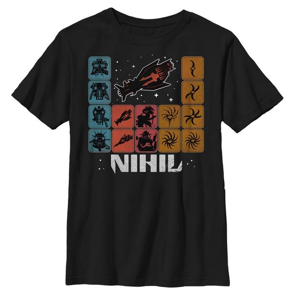 Aperçu: Star Wars - High Republic - Logo Periodic Nihil Table - Enfant T-shirt - Noir - Devant