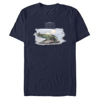 Star Wars - Book of Boba Fett - Boba Fett Ship Painted - Men's T-Shirt - Navy - Front